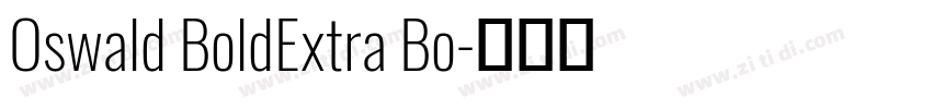 Oswald BoldExtra Bo字体转换